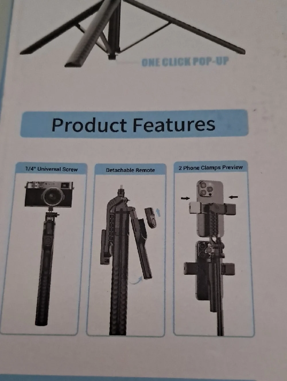 Selfie Stick Stabilizer K50 - 190 cm